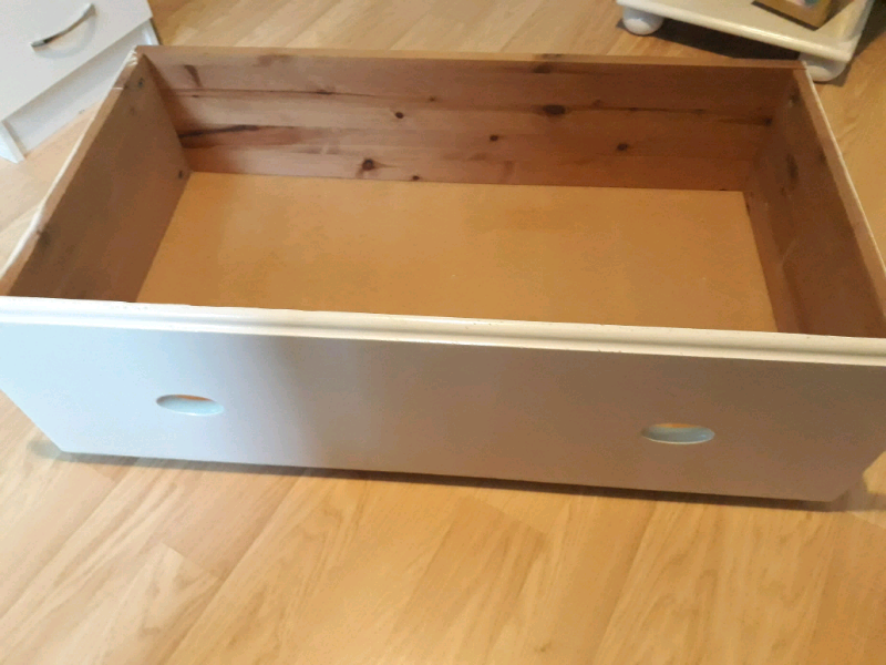 pine underbed drawers