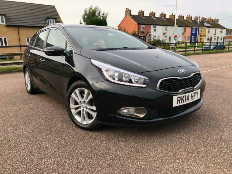 Kia Ceed Estate Black, 2014, Full Service History, New Clutch Long MOT