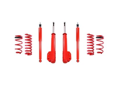Mookeeh MK1 Premium Lowering Springs & Shocks For 94-04 Mustang GT V6V8