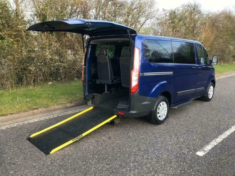 2015 Ford Transit Custom Wheelchair Accessible Disabled Access 6 Seat + Ramp Car in