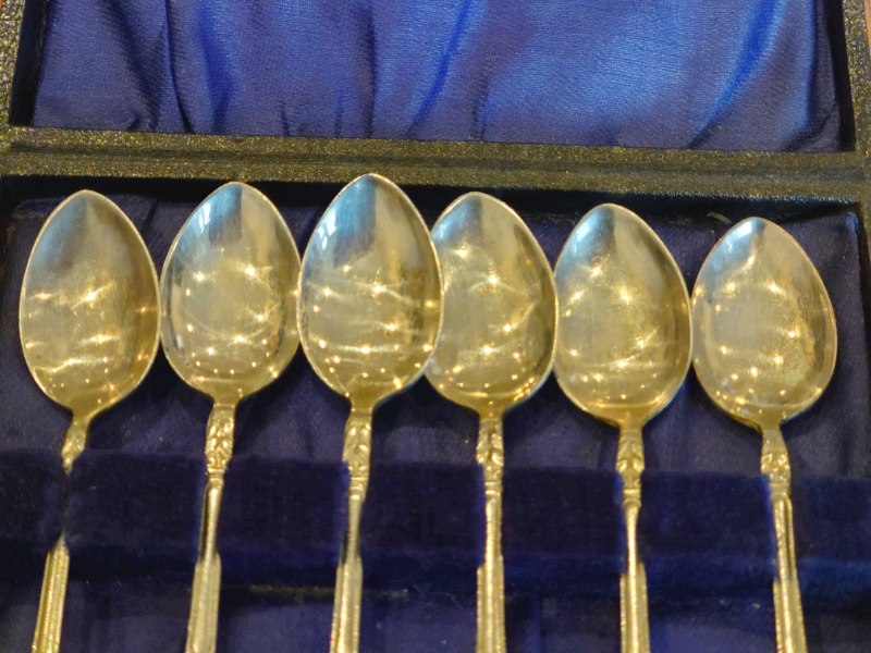 Antique Silver Spoons Hallmarks for sale in UK