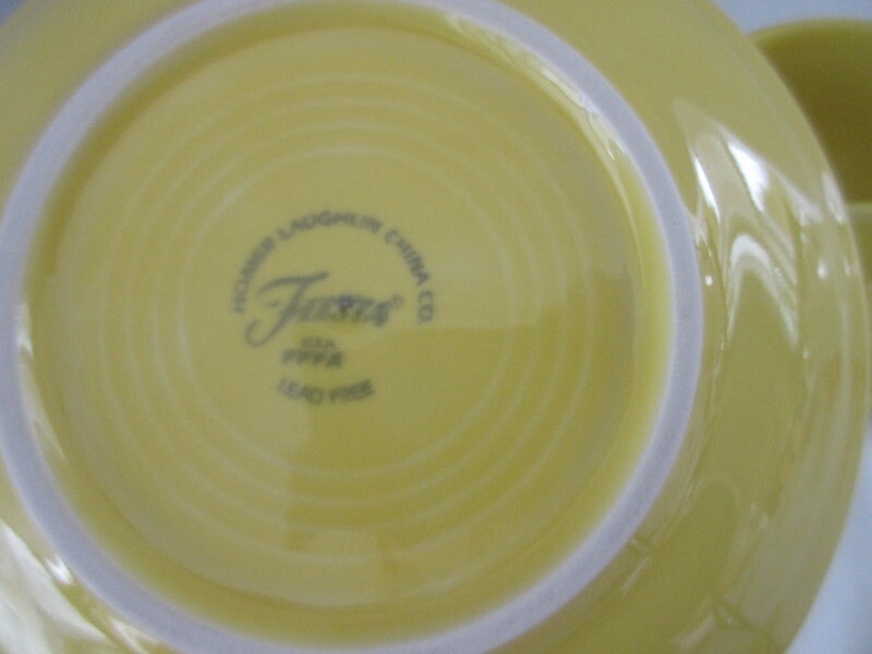 2~Fiesta Marigold Retired Cup and Saucer
