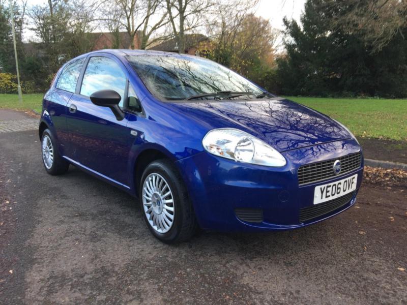 2006 06 Fiat Grande Punto 1.2 Active petrol 3 door finished in Blue