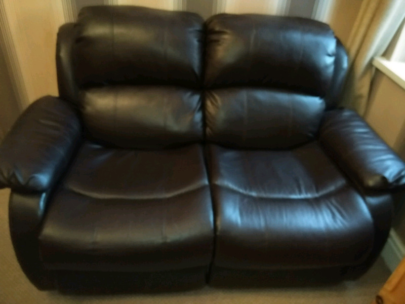 2 seater faux leather recliner sofa in Barnsley, South Yorkshire