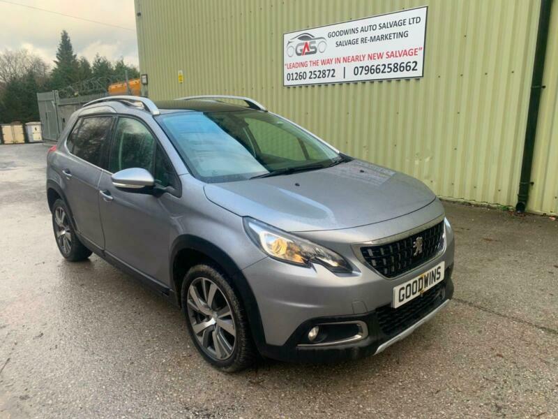 2019 PEUGEOT 2008 ALLURE PREMIUM SUV 1.5 BLUE HDI DAMAGED REPAIRABLE