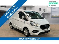 2022 Ford Transit Custom 280 EcoBlue Limited SWB L/R A/C Euro 6 SWB Panel Van Di