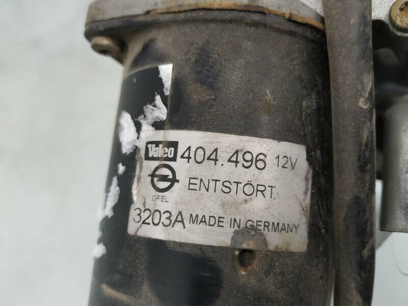 404496 Moteur Essuie-Glace Av Pour Opel Zafira A Club 1999 348090