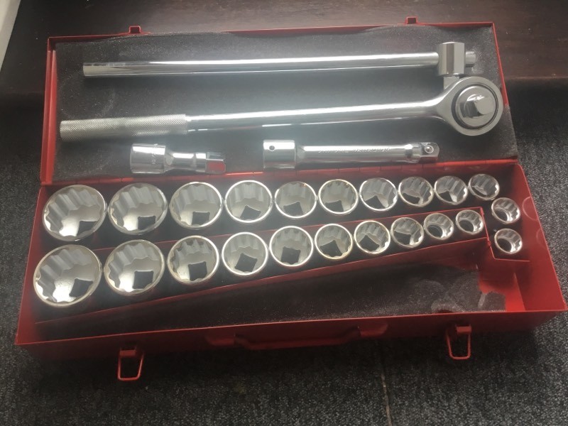 3/4” heavy duty socket set, 27 piece. in Stanley, County Durham Gumtree
