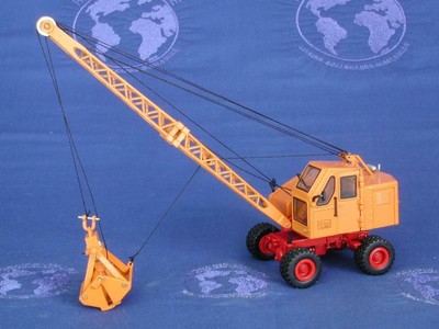NZG 562-02 Fuchs F301 Wheeled Excavator Orange 1/50 O Scale Die-cast MIB