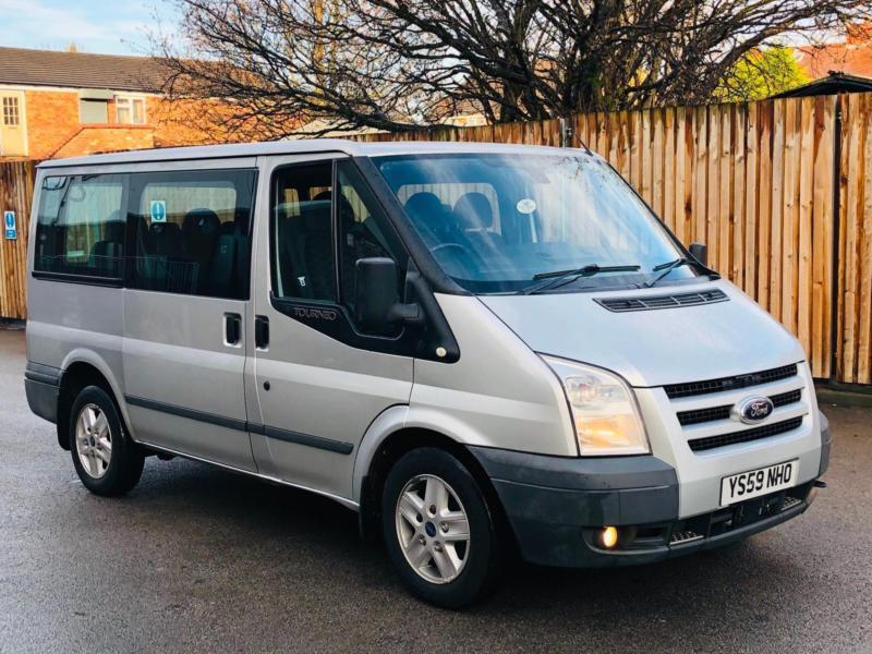 2010/59 FORD TRANSIT TOURNEO LIMITED 9 SEATER MINIBUSMOONDUST SILVER**NO VAT** in Manchester