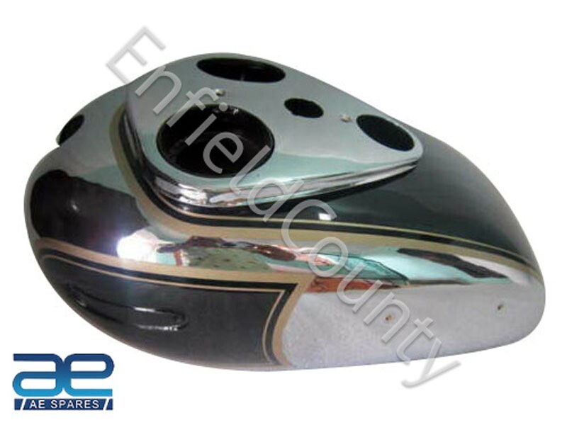 FOR ARIEL PRE WAR 350CC RED HUNTER CHROME AND BLACK PAINTED FUEL PETROL TANK 