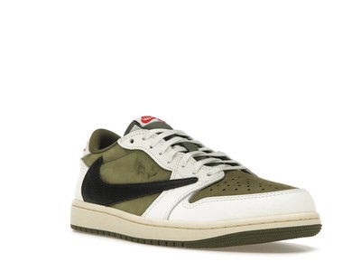 NIKE JORDAN 1 RETRO LOW OG SP TRAVIS SCOTT MEDIUM OLIVE DM7866-200