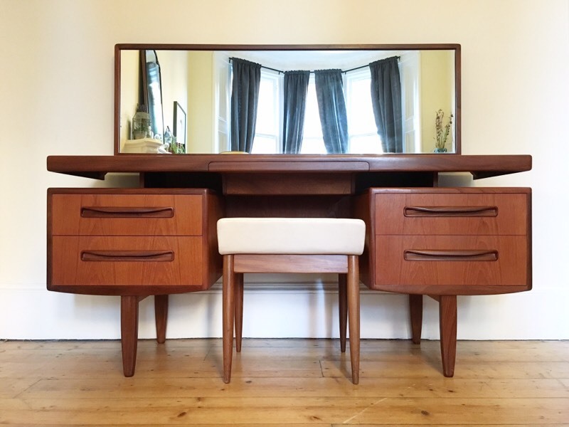 MidCentury GPlan Fresco Desk / Dressing Table. Vintage / Retro. Teak