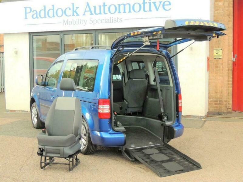 VW Caddy DSG Passenger Up Front Disabled Wheelchair Accessible Vehicle