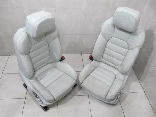 PORSCHE MACAN 95B GTS TURBO S SPORT SEATS SITZE LEDER 18-WEG GRAU GREY LEATHER