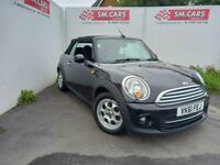 2011 61 MINI COOPER 1.6 CONVERTIBLE IN BLACK.FINANCE.GREAT VALUE.PX WELCOME.