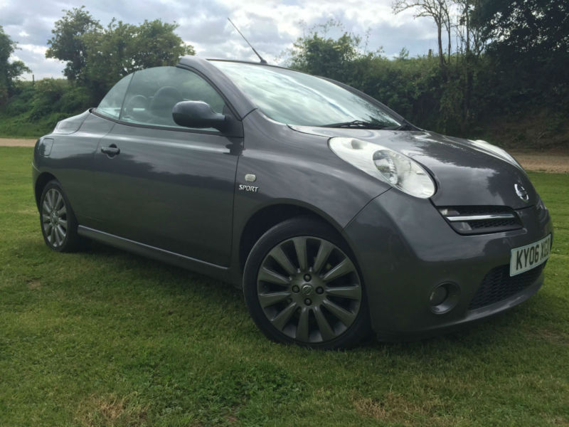 2006 Nissan Micra C+C 1.6 SPORT CONVERTIBLE LOW MILAGE NEW MOT AND SERVICE in Ipswich, Suffolk