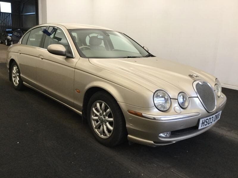 2003 03 Reg Jaguar SType 3.0 V6 SE, 240 BHP, Petrol, Automatic, 4 Door, Saloon, Metallic Gold