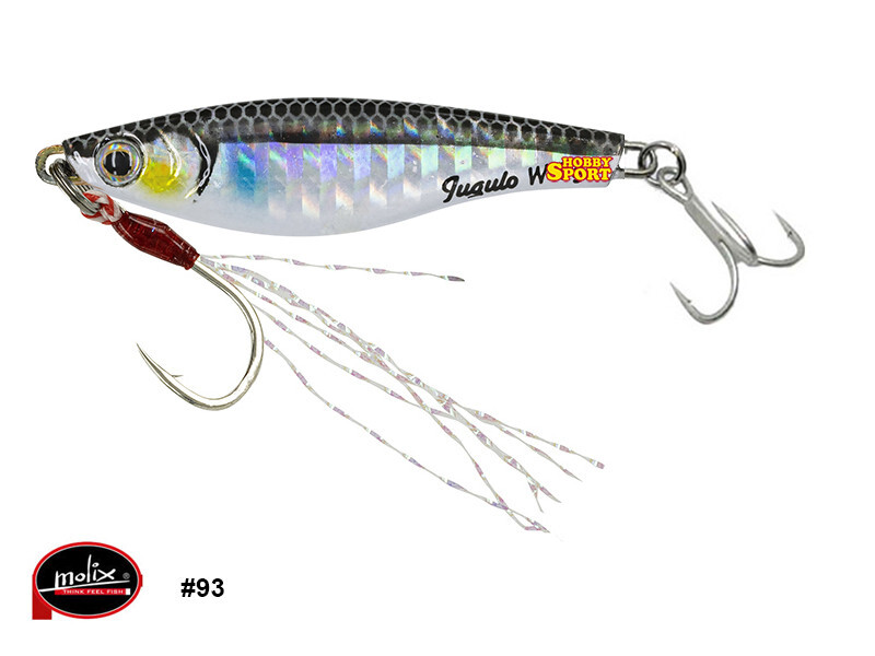 JUGULO WIDE CASTING  3 GR  COL. 93 MX HOLO SHAD  MOLIX  SPINNING MARE LAGO FIUME