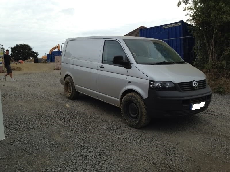 Vw transporter T5 T6 banded steel wheel, off road look, 16, rare in