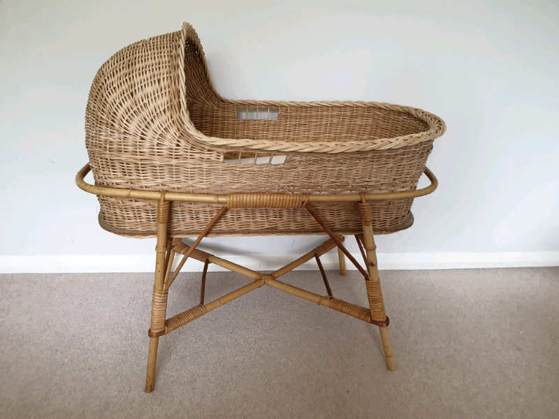 Large Wicker Moses Basket and Stand in Bramcote, Nottinghamshire Gumtree