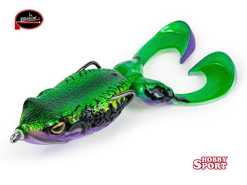 MOLIX SUPERNATO FROG R COLORE 267 SNEAKHEAD  x SPINNING BLACK BASS
