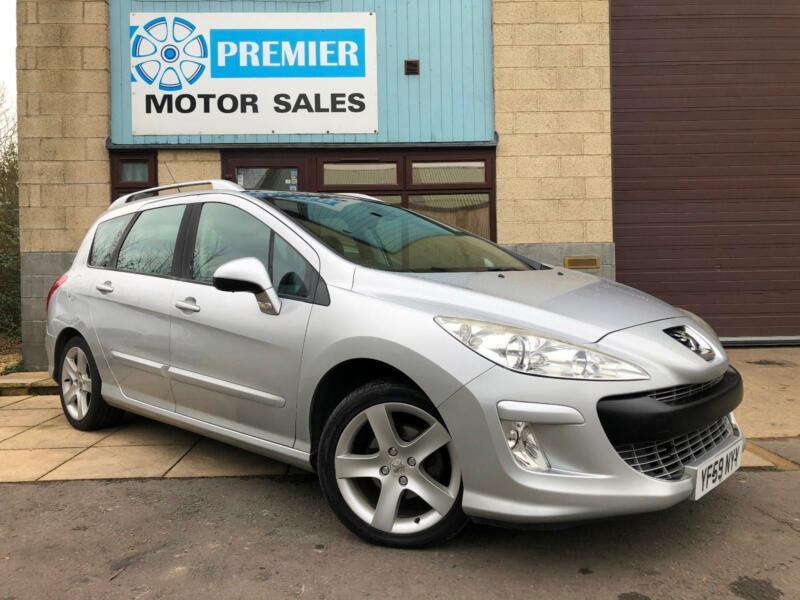 2009 (59) PEUGEOT 308 SW ESTATE 1.6 HDi 110 SPORT, PANORAMIC ROOF