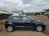 Volkswagen Polo MATCH DSG automatic auto black 5 door petrol ulez compliant