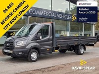 Ford Transit TDCI 130ps 350 DRW L5 XLWB 17ft Dropside with Upgraded 12" Touchscr