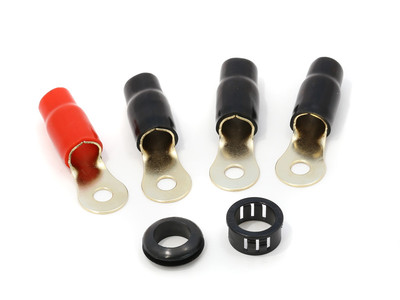 KnuKonceptz KCA TRUE 1/0 Gauge Complete Amp Wiring Install Kit w/ 250A ANL Fuse 