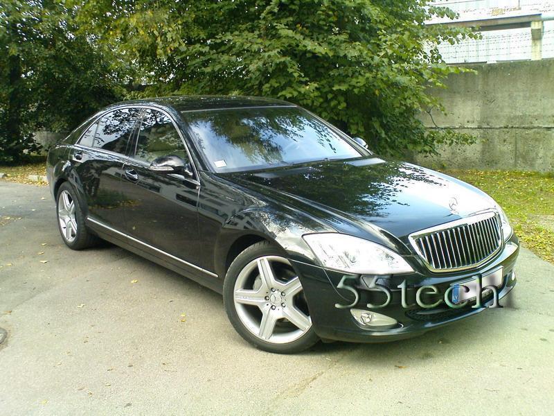 W221 S550 S350 Maybach Grille Grill S600 Black Chrome Vertical GTR 09 - Picture 4 of 6