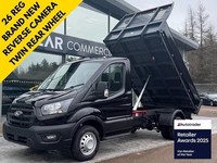 Ford Transit 165ps 350 Leader Single Cab Tipper DRW with A/C, Rev Cam and 12" Sc