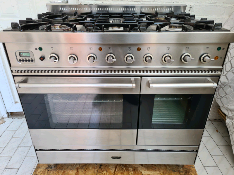 Britannia Dual Fuel Range Cooker in Stainless Steel 90cm LPG in