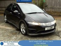 Honda Civic 1.8 i-VTec S Type - 3 Door Hatchback - 2007/57 [Personalised plate]