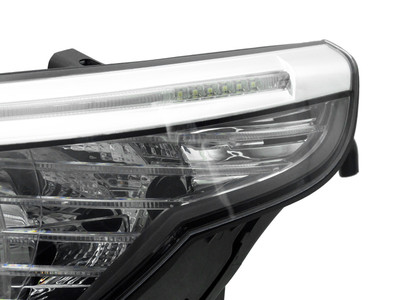 DEPO V3 LED U Ring White Angel Halo Headlight For 2004-10 BMW E60/E61 5 Series