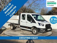 2021 Ford Transit 350 EcoBlue Leader Crewcab Euro 6 L=9ft 3" Tipper Diesel Manua