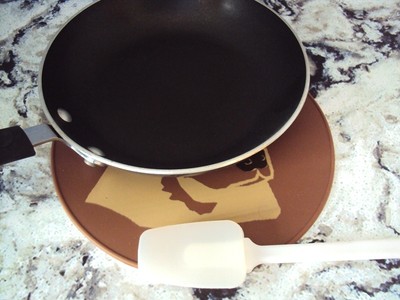 Brown Silicone Golden Retriever Kitchen Hot Pad, Table Placemat, Table Trivet