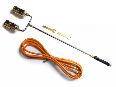 Profi Gasbrenner mit 2 Düsen M-P M78392 Dachbrenner 58KW Abflammgerät Neu !