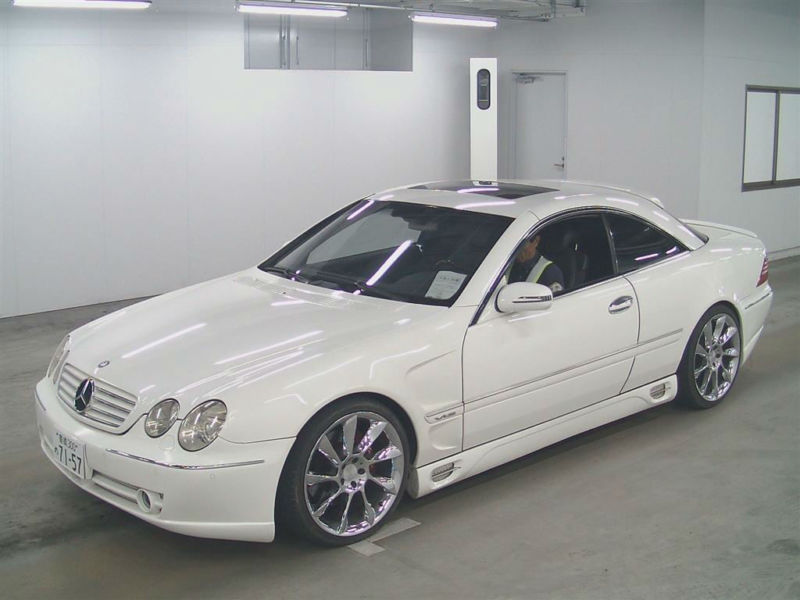 2003 03 MercedesBenz CL 600 V12 LHD Lorinser White 32000Miles