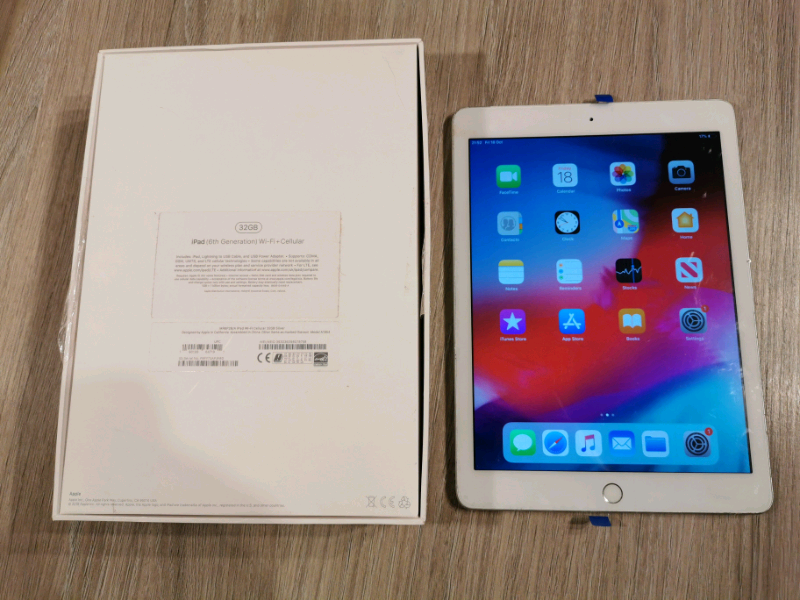 Apple iPad 6th Generation 32gb WiFi and 4G Unlocked 6 months Warranty
