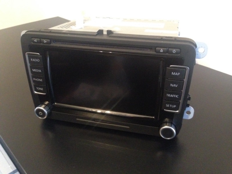 Genuine vw Volkswagen Golf rns 510 led dvd sat nav mk5 mk6 gti r32 golf