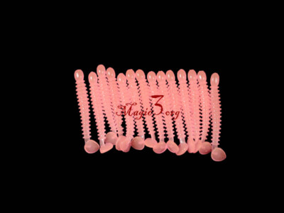 14pcs Bass Fishing Lure Silicone Perch Worm Micro Lure Grub Paddle Tail 1.8'' 