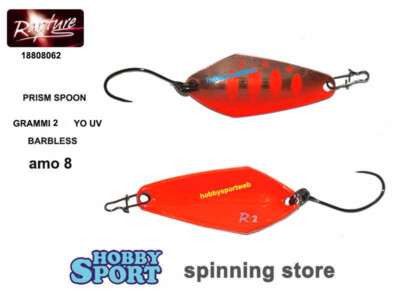 PRISM SPOON 2,0 GR COL. YO UV ORANGE AREA TROTA   RAPTURE TRABUCCO 18808062.