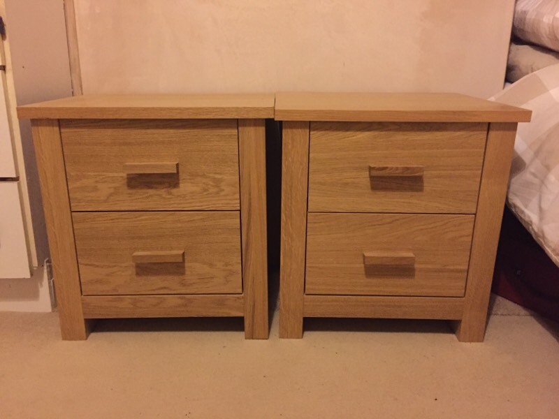 Oak Veneer Bedside online information