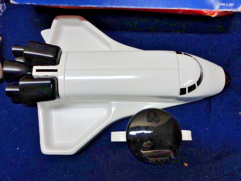 New Vintage Child Airplane Dish - Space Shuttle - 1987 - Starwares - Tableware
