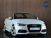2016 Audi A3 1.4 TFSI 150 S Line 2dr [Nav] CONVERTIBLE PETROL Manual