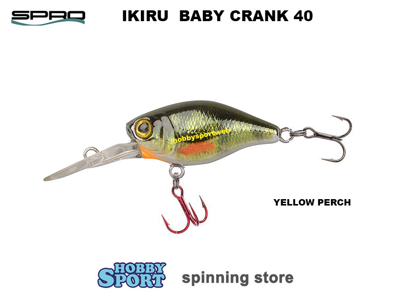 SPRO BABY CRANK IKIRU 40  DD FL COLORE YELLOW PERCH 3 GR 4 CM 4373203 SPINNING