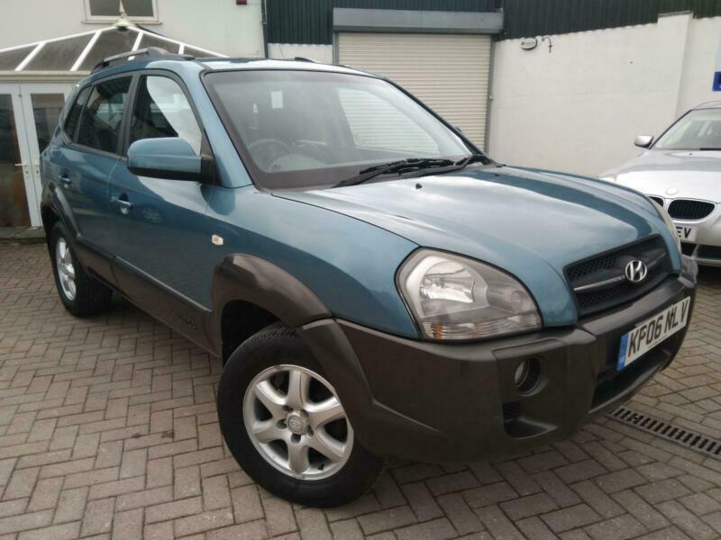2006 HYUNDAI TUCSON CDX 2.0 PETROL 4WD, BLUE, MOT 10/2019 ONLY 76852