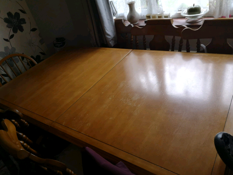 6 7 Foot Table And Chairs For Sale In St Austell Cornwall Gumtree