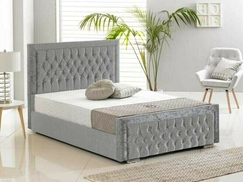 🧬Say Goodbye To SIZE PLUSH VELVET HEAVEN BED FRAME w